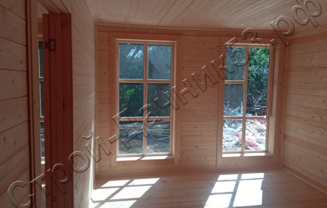 5 Каркасно-щитовой дом Д-23, 9х9м, 81М², Московская область, Дмитровский район, деревня Алешино (8)